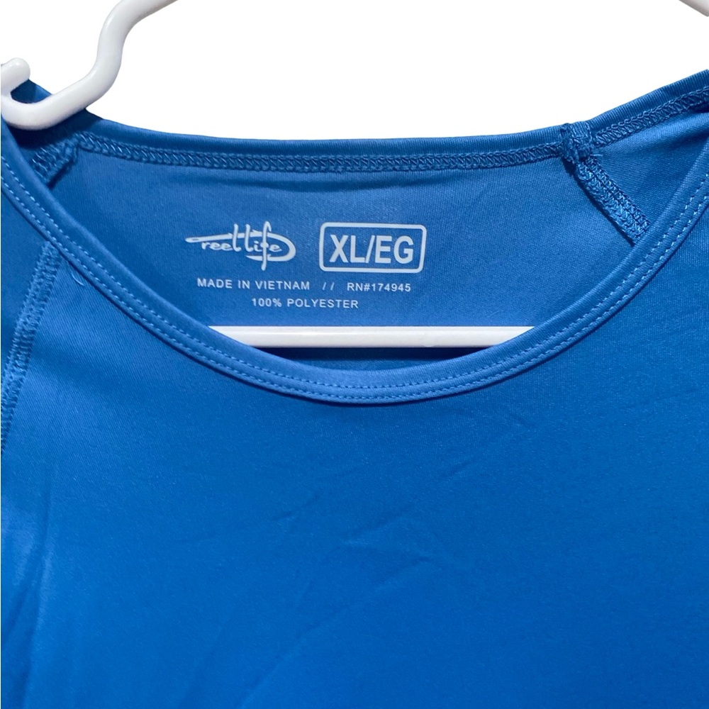 Reel Life Blue Long Sleeve Shirt NWOT - Picture 2 of 4